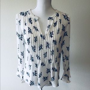 NWT Ann Taylor flower blouse